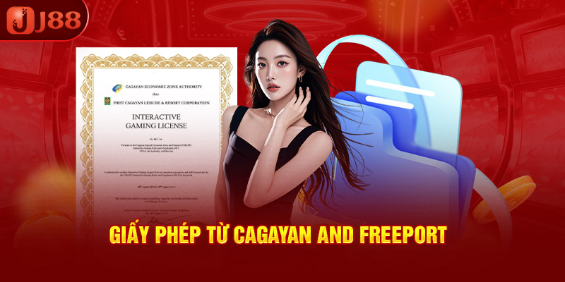 Giấy phép từ tổ chức lớn thế giới Cagayan and Freeport